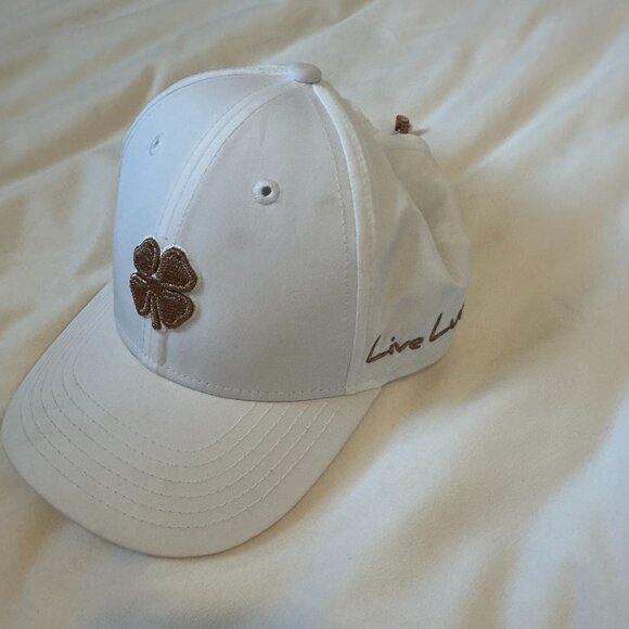 Black Clover Four Leaf Clover Baseball Caps – White & Navy Set - Picture 4 of 8